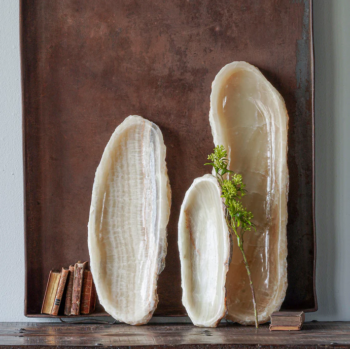 Onyx Long Tray, Neutral - 13 Hub Lane   |  Marble Trays