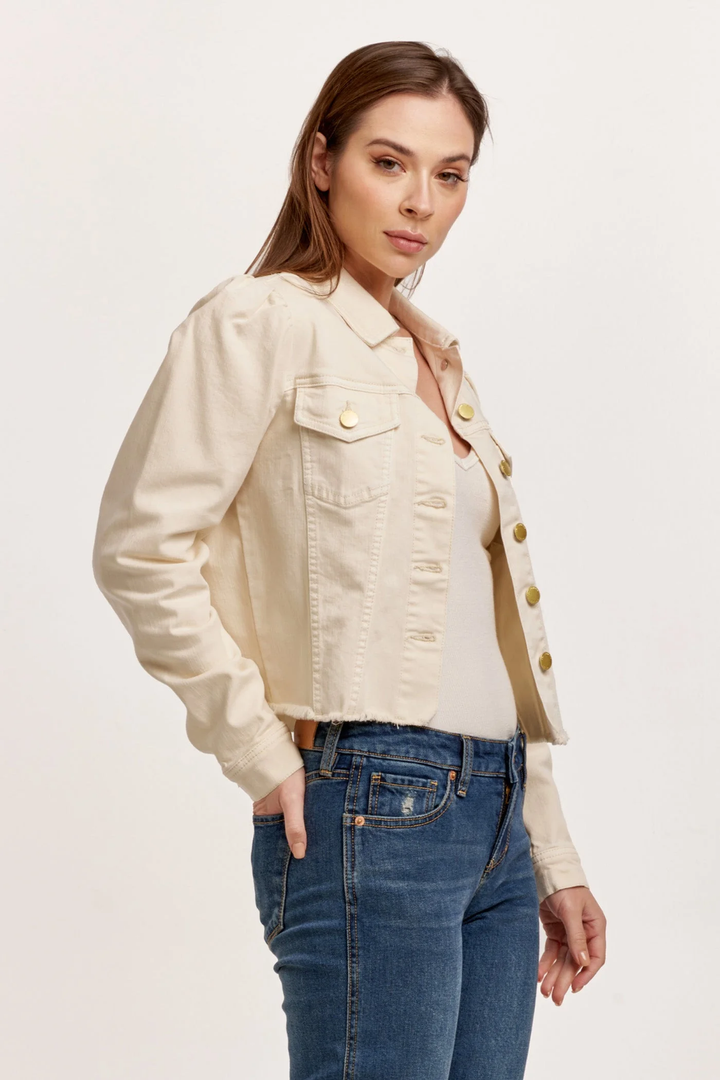 ROSELYN CUT OFF JACKET WHEAT