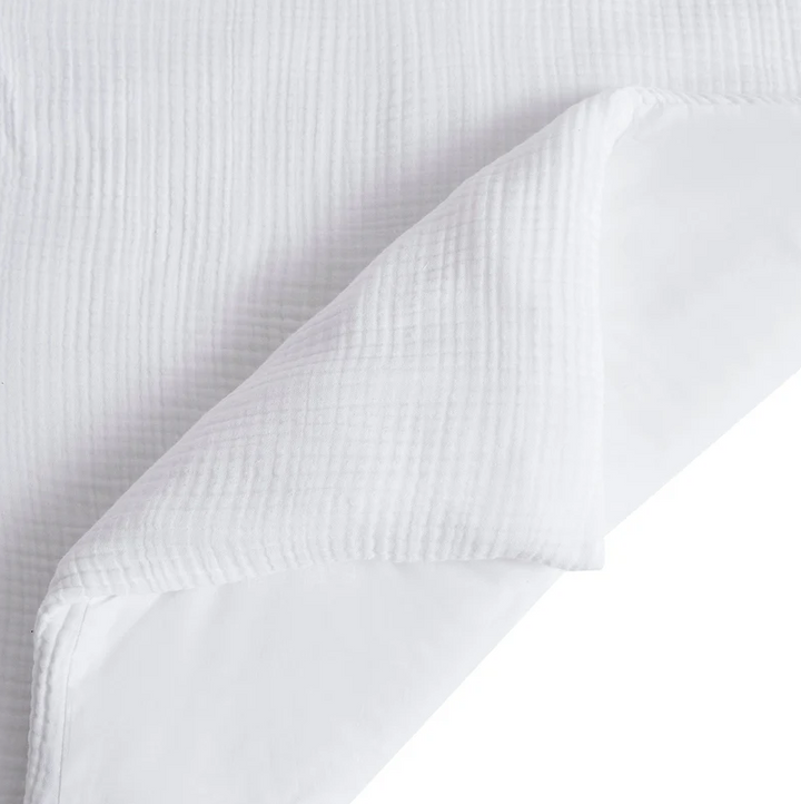 Cotton Voile 3PC Comforter Set, White