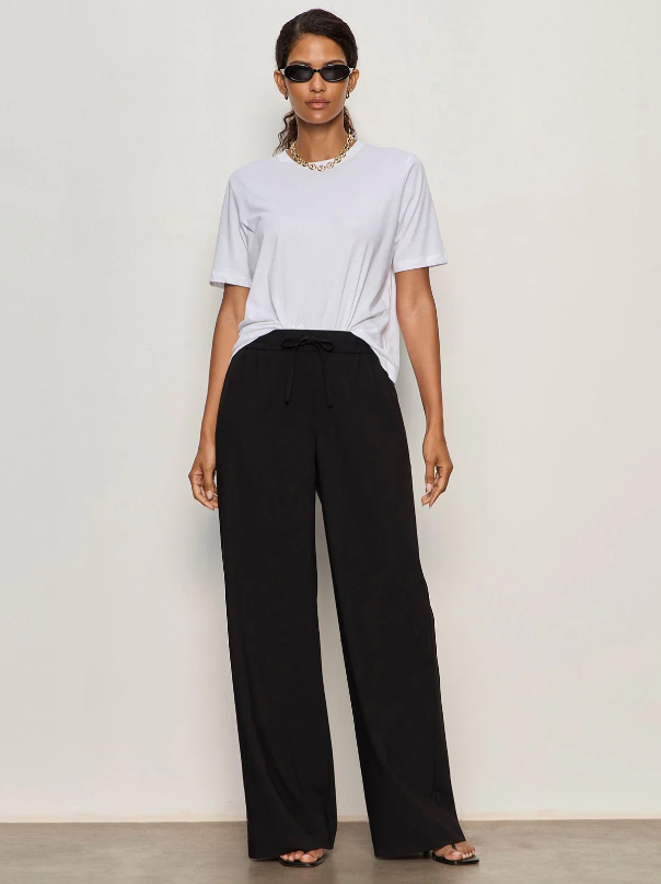 Tuck It Under Tee, White - 13 Hub Lane   |  Crewneck Tees