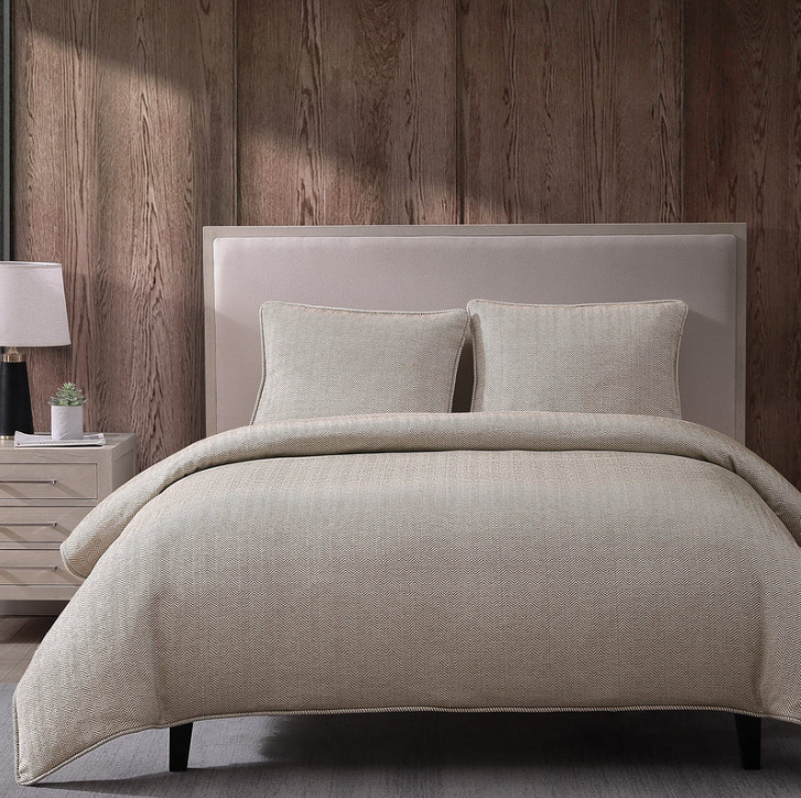 Chenille Herringbone 3PC Comforter Set - Thumbnail 2