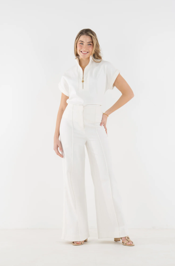 Poppy Pullover - Gardenia Denim - 13 Hub Lane   |  