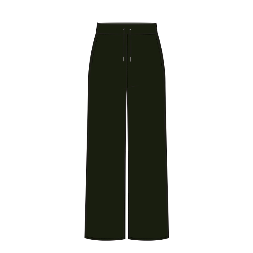 Erika Soft Knit Drawstring Pants, Black