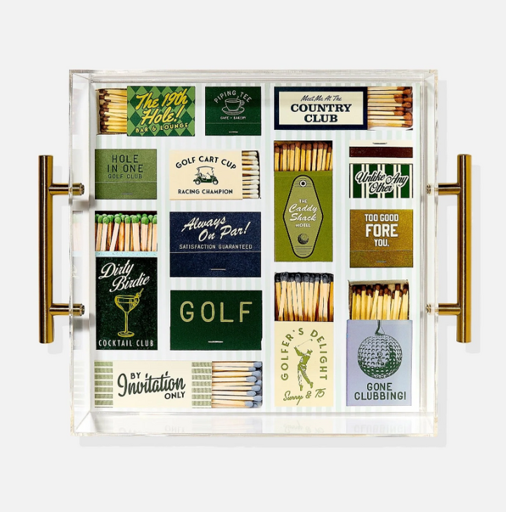 Golf Matchbook Tray