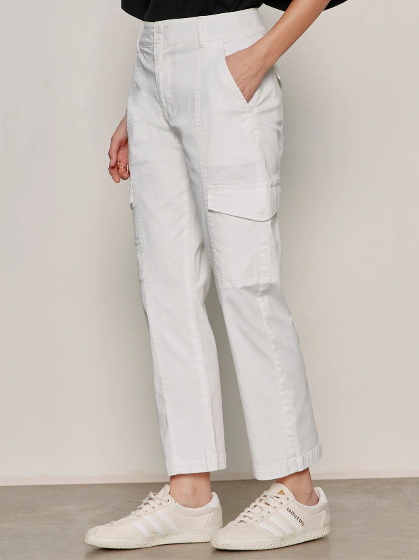 Rebel Straight Crop, Chalk - 13 Hub Lane   |  Cargo Pants