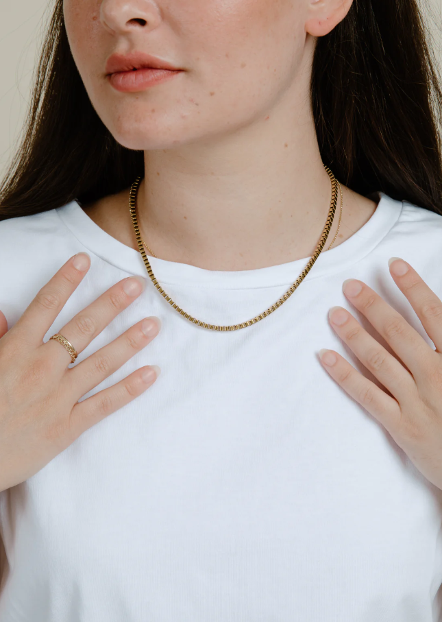Mini Box Chain Necklace - 13 Hub Lane   |  Chain Necklaces