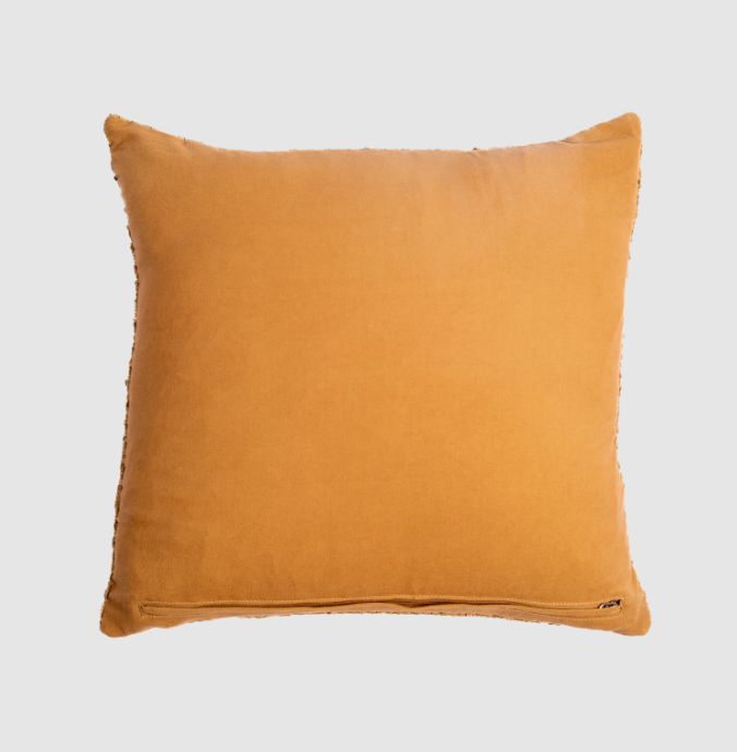 Rattan Suede Pillow, Camel - 13 Hub Lane   |  