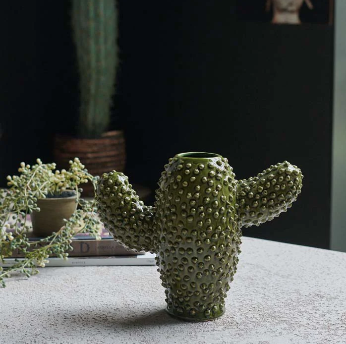 Ceramic Cactus Vase