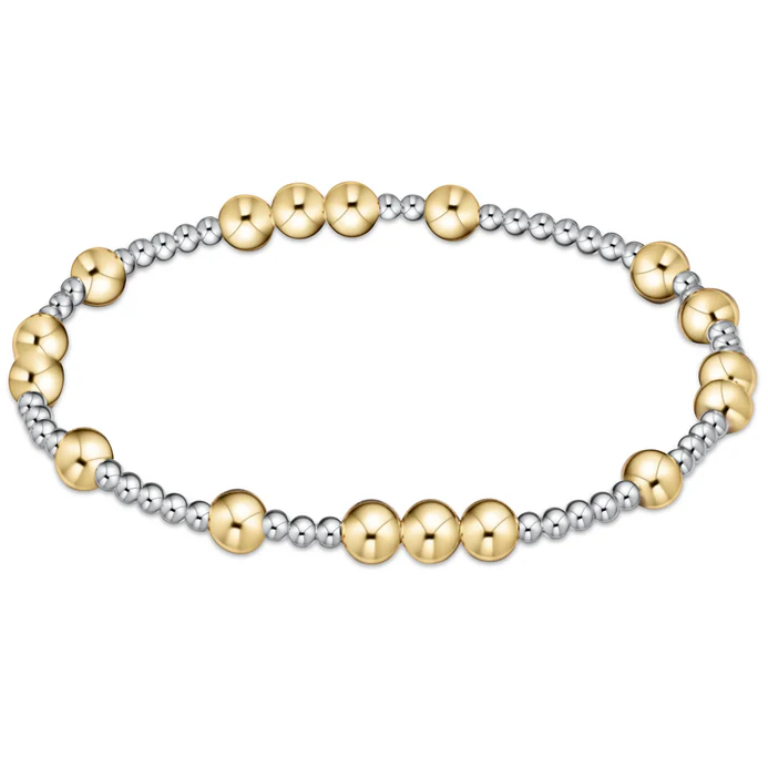 enewton hope unwritten 5mm bead bracelet - mixed metal - 13 Hub Lane   |  Beaded Bracelets