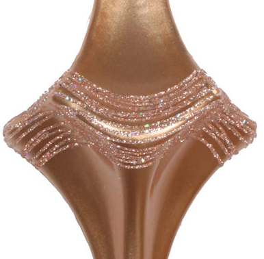 Cafe Latte Candy Glitter Drop Ornament - Thumbnail 2