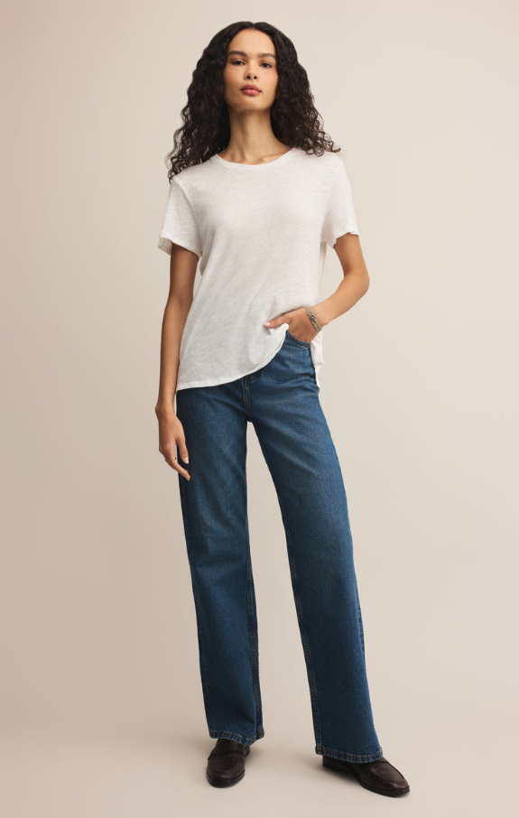 Foundation Premium Slub Tee, White