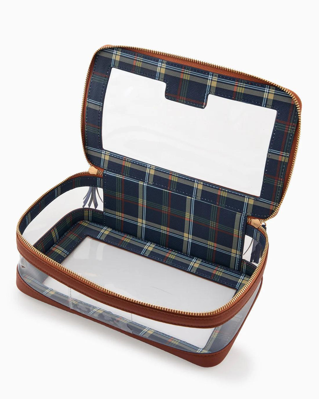 Mahjong Tile Storage Bag, Cognac