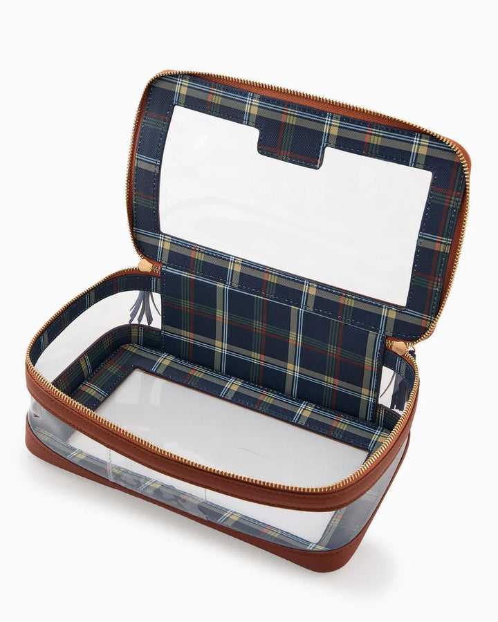 Mahjong Tile Storage Bag, Cognac