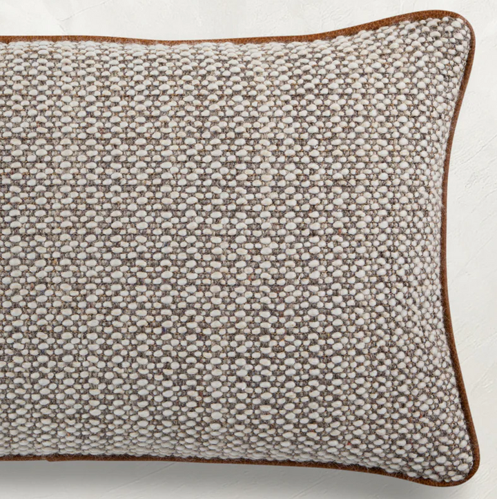 Knotted Wool Cream Pillow - 13 Hub Lane   |  