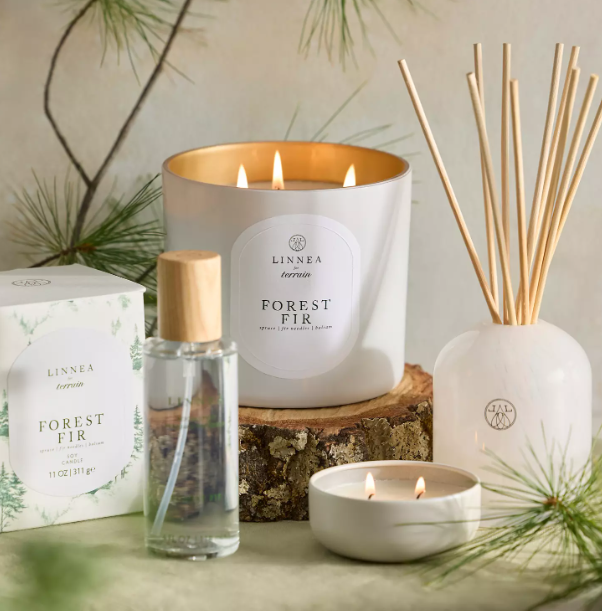 Linnea Forest Fir Two-Wick Candle - Large