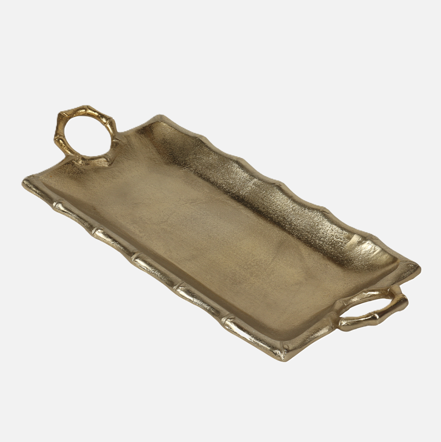 Bamboo Trim Tray, Gold - 13 Hub Lane   |  