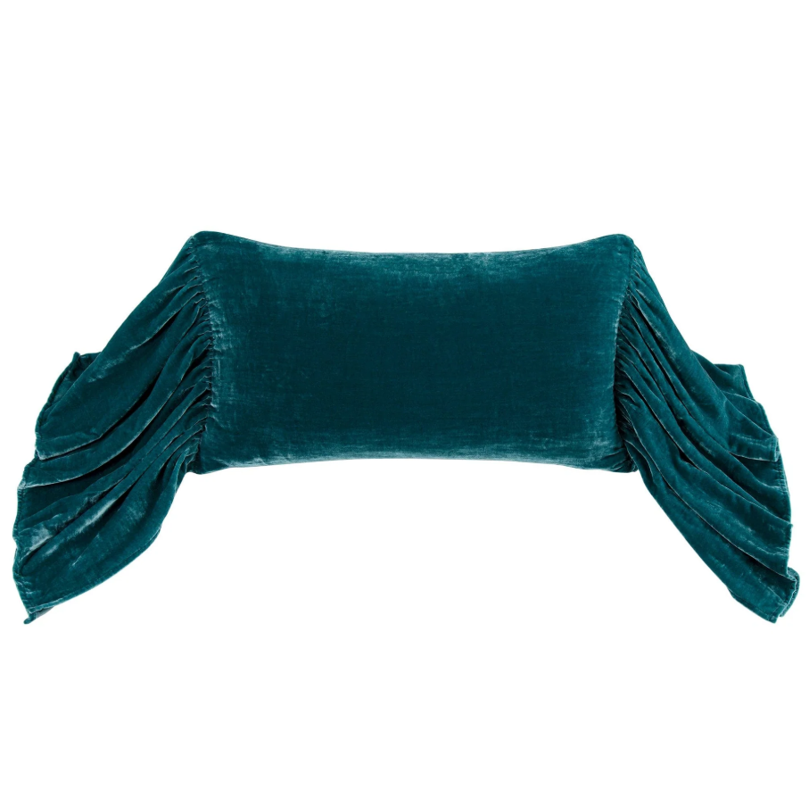 Stella Faux Silk Velvet, Teal - 13 Hub Lane   |  
