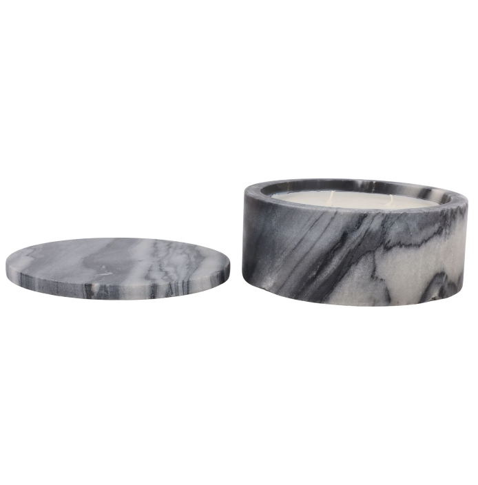 Hazel Amber & Oak Marble Candle