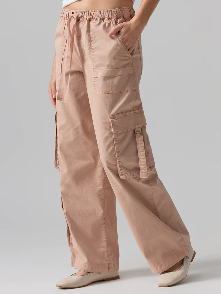 Cargo Parachute Pant Bare Nude - 13 Hub Lane   |  