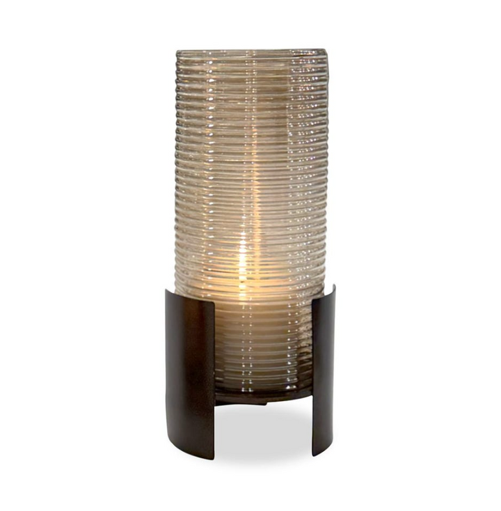 Fluted Fire Candleholder