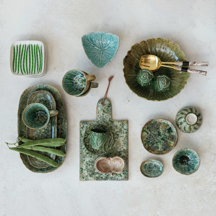 Crackle Glaze Stoneware Bowl