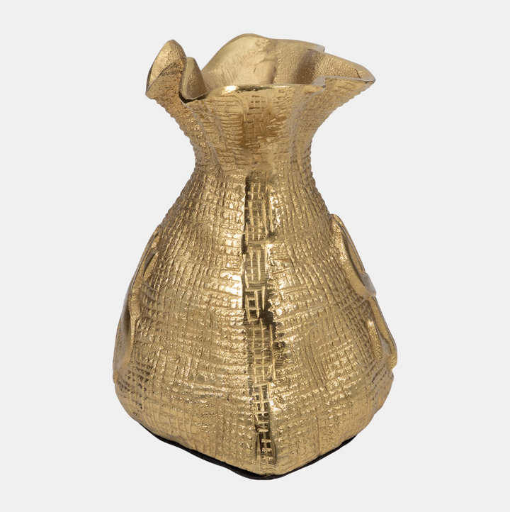 Gold Money Bag - 13 Hub Lane   |  Gold Deco