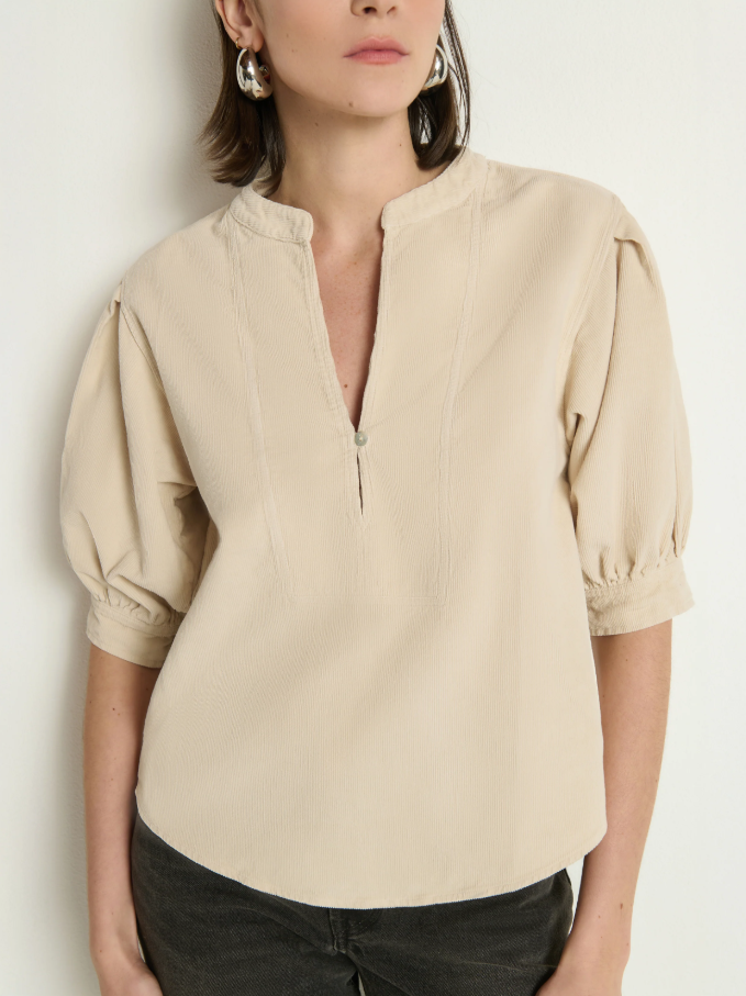 Nation LTD Emmett Top, Moonbeam - 13 Hub Lane   |  Puff Sleeve Tops