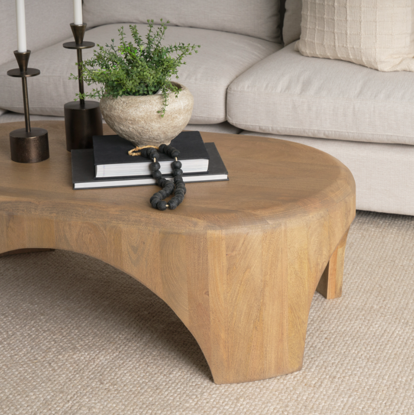 Shima Oval Coffee Table - 13 Hub Lane   |  Coffee Tables