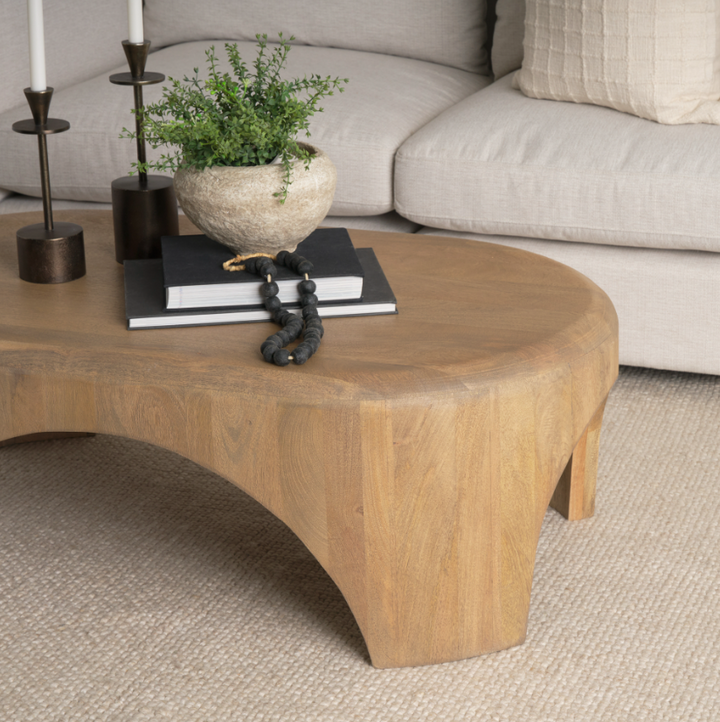 Shima Oval Coffee Table - 13 Hub Lane   |  Coffee Tables