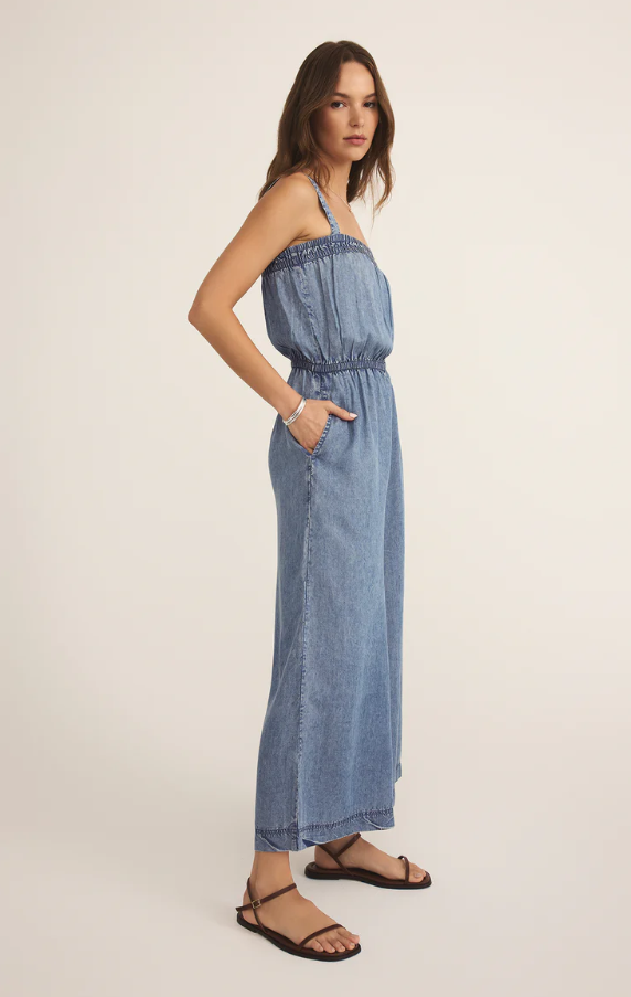 Solara Jumpsuit, Chambray - 13 Hub Lane   |  Jumpsuits