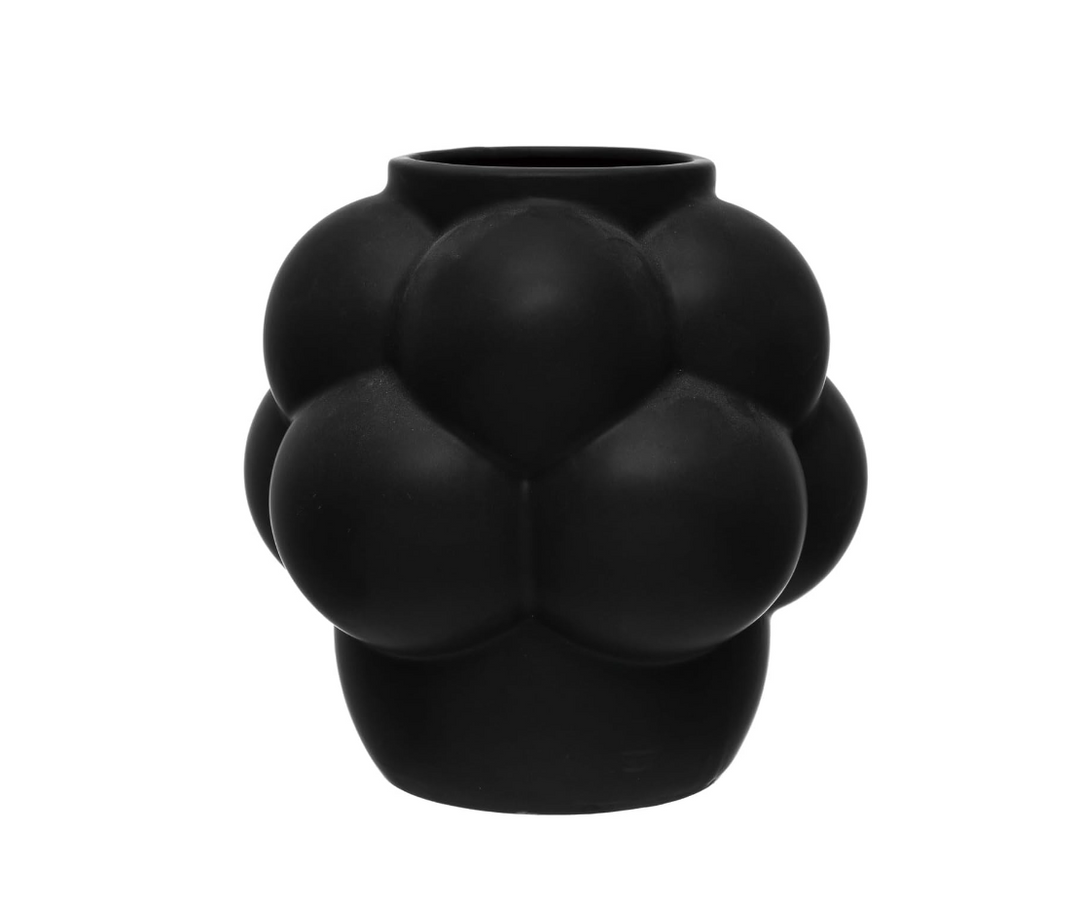 Black Bubble Vase