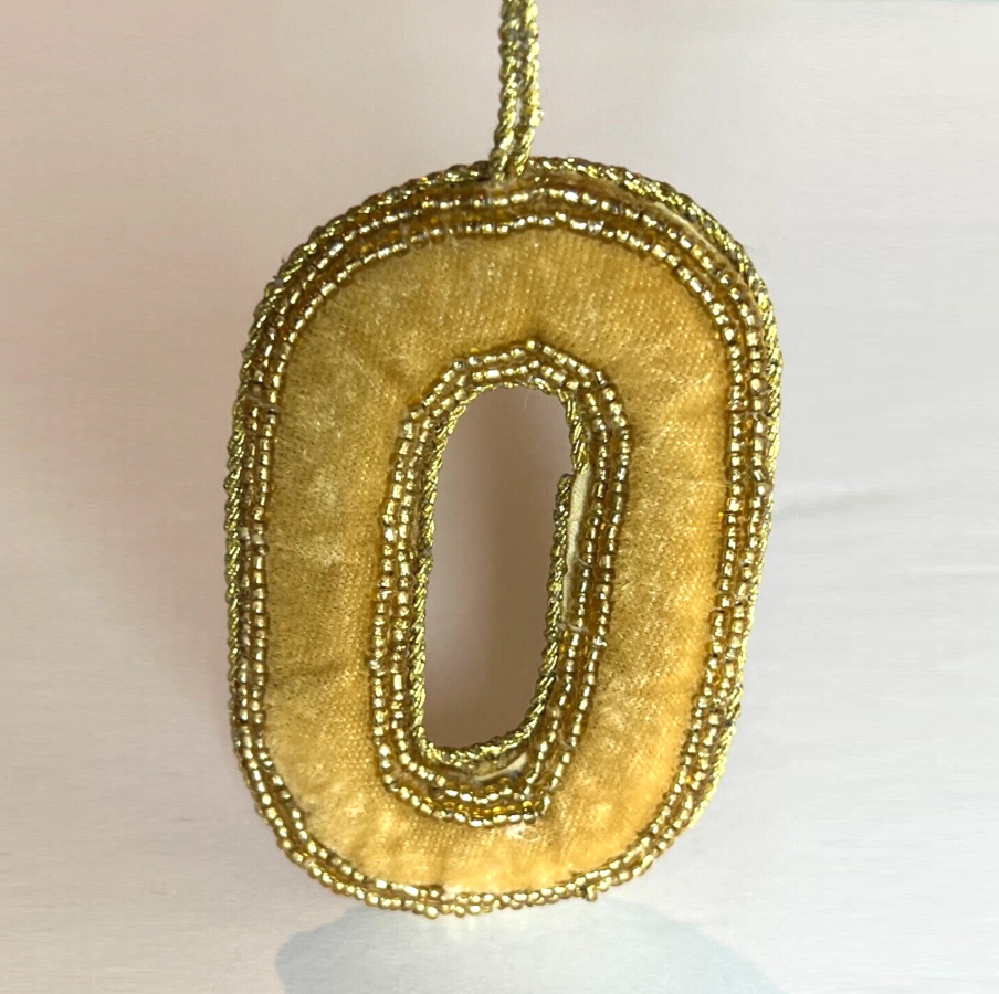 Alphabet Ornament - 13 Hub Lane   |  Fabric Ornaments