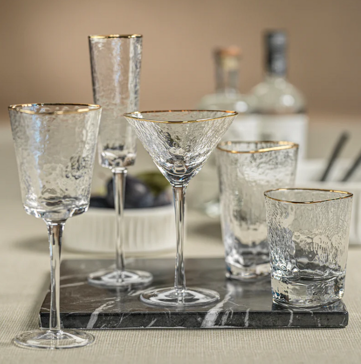 Aperitivo Triangular Double Old Fashioned Glass - 13 Hub Lane   |  Double Old Fashioned Glasses
