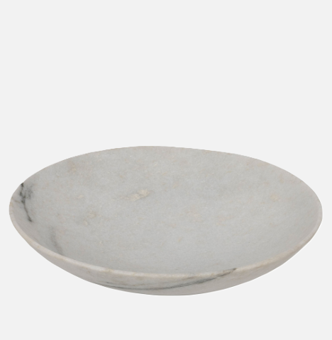Round Rajnagar Marble Dish - 13 Hub Lane   |  Marble Bowls