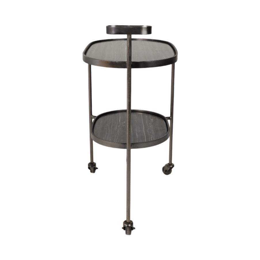 Francois Marble Bar Cart - 13 Hub Lane   |  Bar Carts