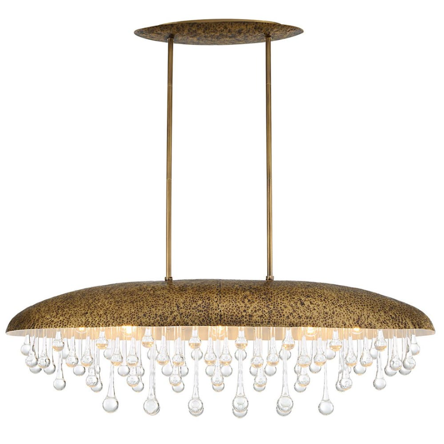 Downpour 10-Light Pendant, Oval - 13 Hub Lane   |  Pendants