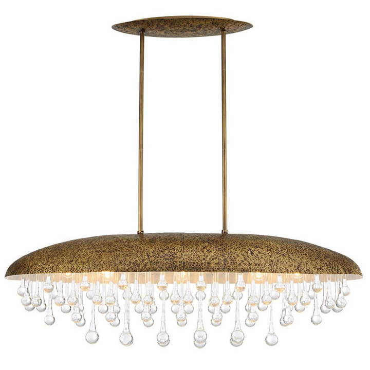 Downpour 10-Light Pendant, Oval - 13 Hub Lane   |  Pendants