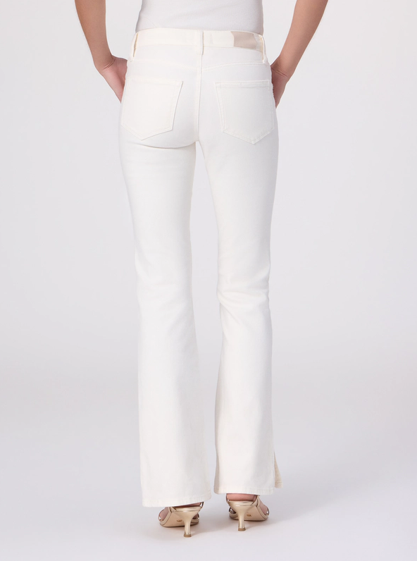 High Rise Laurel Canyon Petite Bootcut Jean, Tonal Ecru