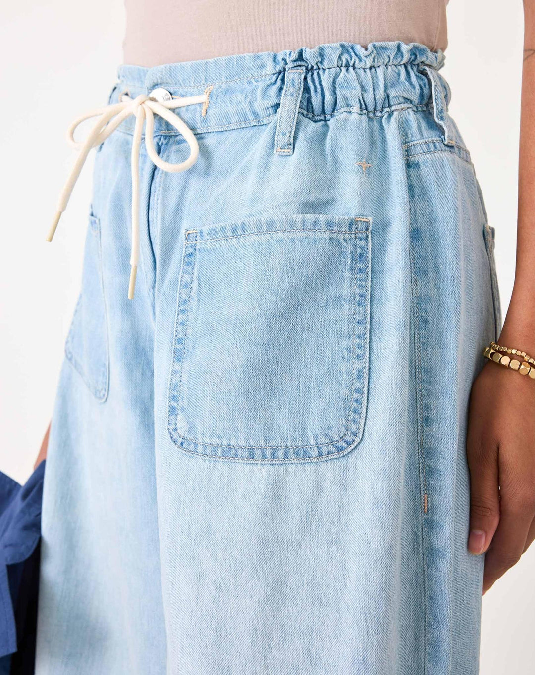 Londonberry Drawstring Jeans, Salty