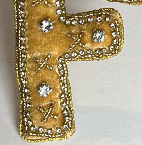 Alphabet Ornament - 13 Hub Lane   |  Fabric Ornaments