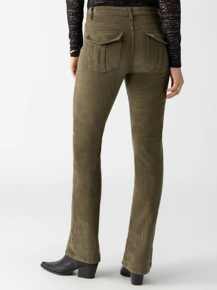 Corduroy Hayden Bootcut Standard Rise Pant, Burnt Olive