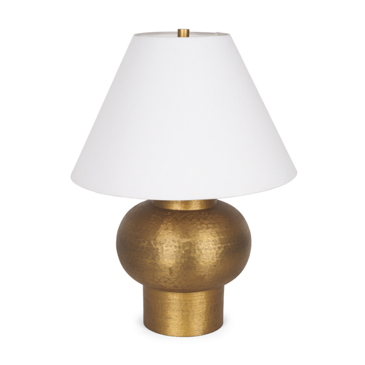 Salaah Table Lamp, Antique Gold - 13 Hub Lane   |  Metal Table Lamps