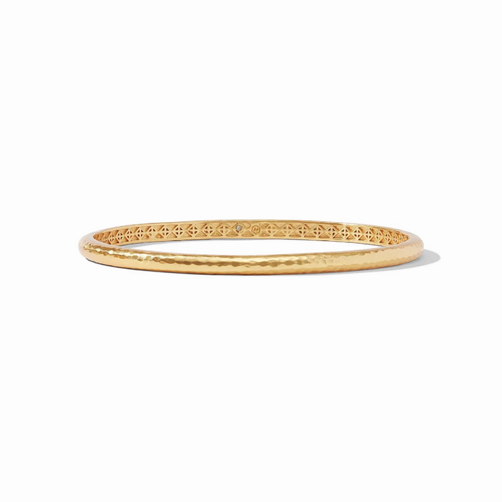 Julie Vos Havana Thin Gold Demi Bangle