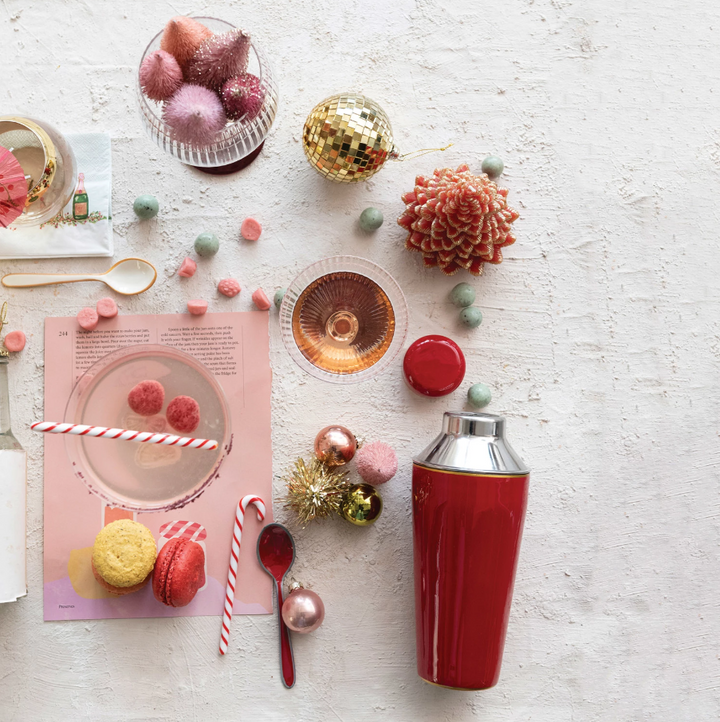 Glass Candy Cane Stir Sticks - 13 Hub Lane   |  Stirrers