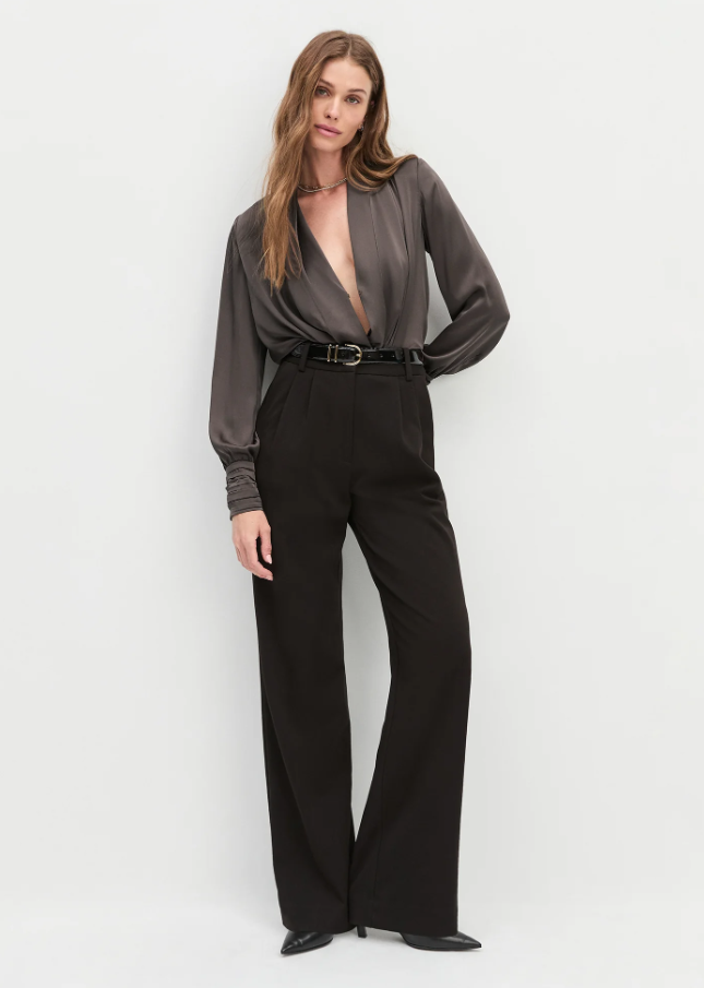 Better Off Bodysuit, Coffee - 13 Hub Lane   |  Blouse Bodysuits