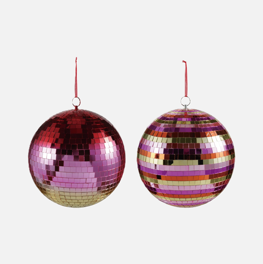 Oversized Foam & Glass Mirror Ball