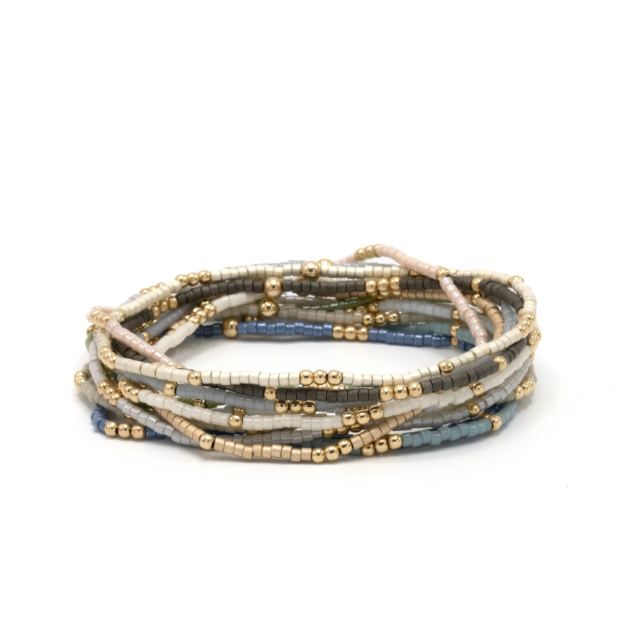 Newport Beaded Bracelet - 2mm - 13 Hub Lane   |  Beaded Bracelets