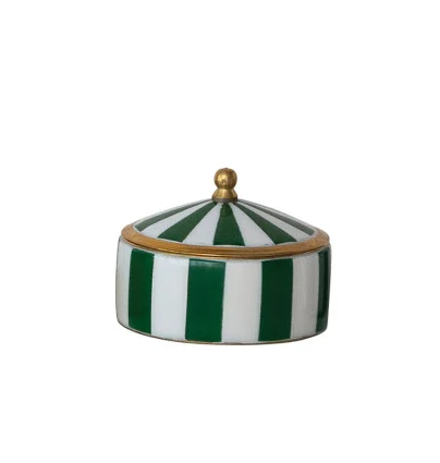 Round Striped Box