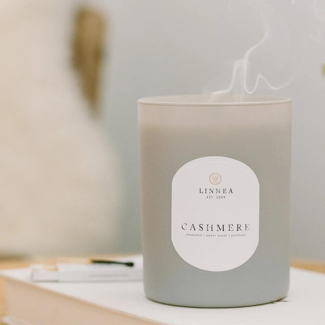 Linnea Cashmere Two-Wick Candle