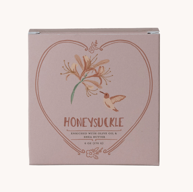 6oz. Triple Milled Heart Shaped Soap